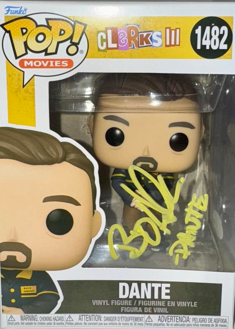 Brian O'Halloran Signed Funko Pop #1482 "Dante" (Clerks) - JSA COA #02